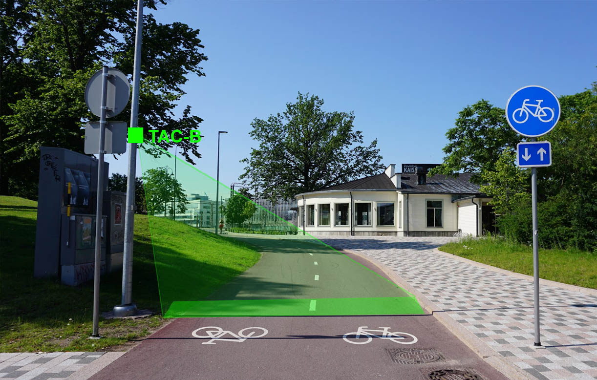 Counting bicycles on an urban street using TAC-B 3D-WP