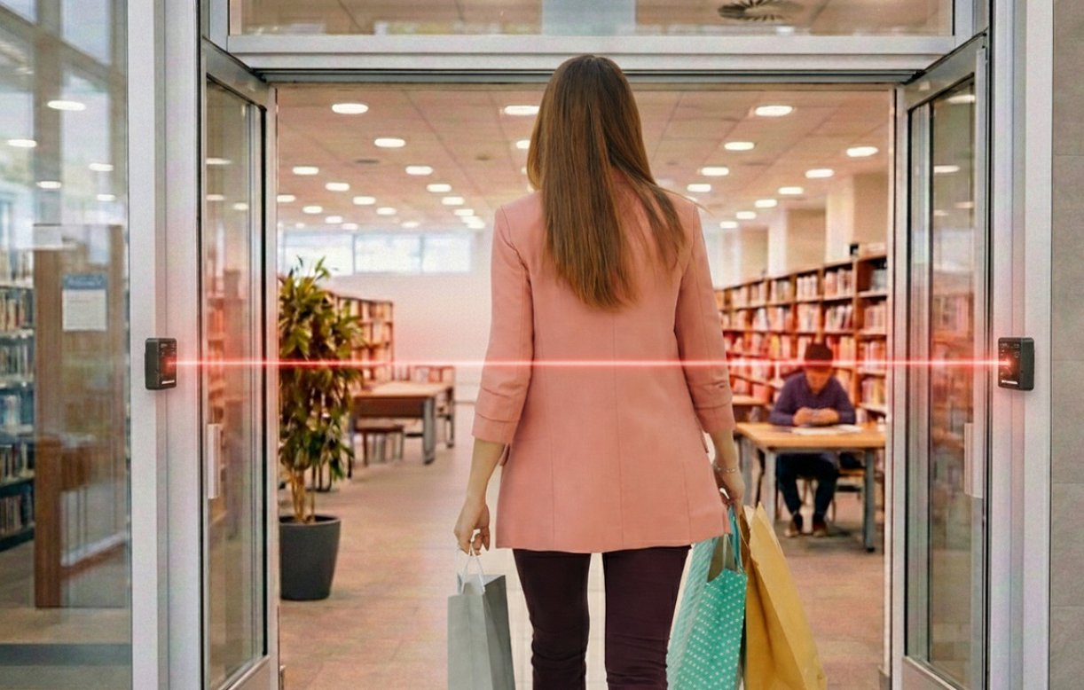 Wireless people counter SensMax S1 for retail store