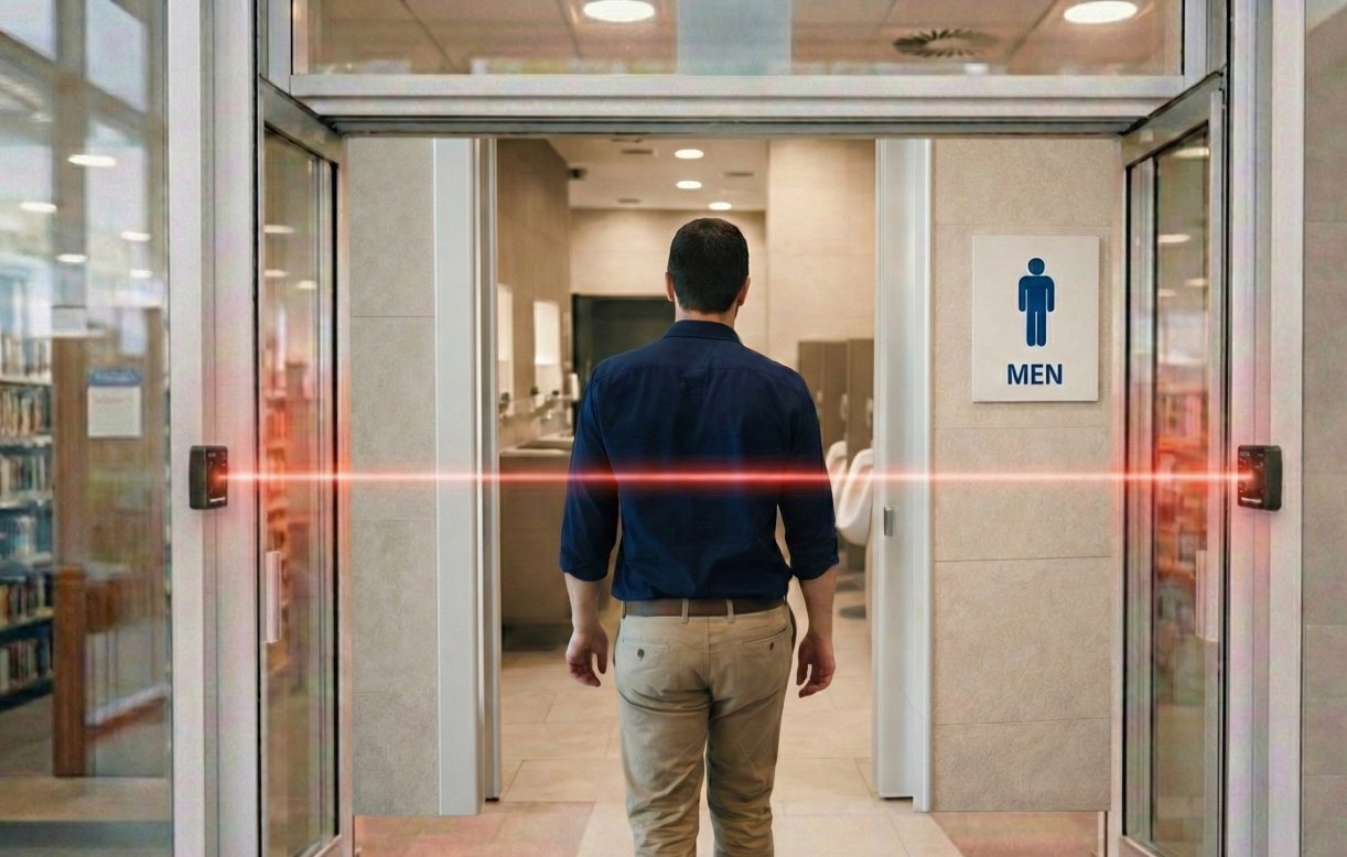SensMax realtime people counters for toilets.