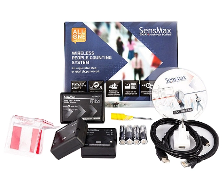 Real-time people counting system SensMax WebKit TS
