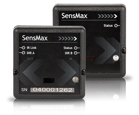 SensMax D3 TS real-time wireless people counting sensor