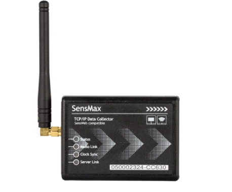 SensMax TCPIP TS data gateway for real-time sensors