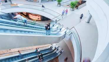 Temperature and humidity monitoring for shopping malls and smart buildings